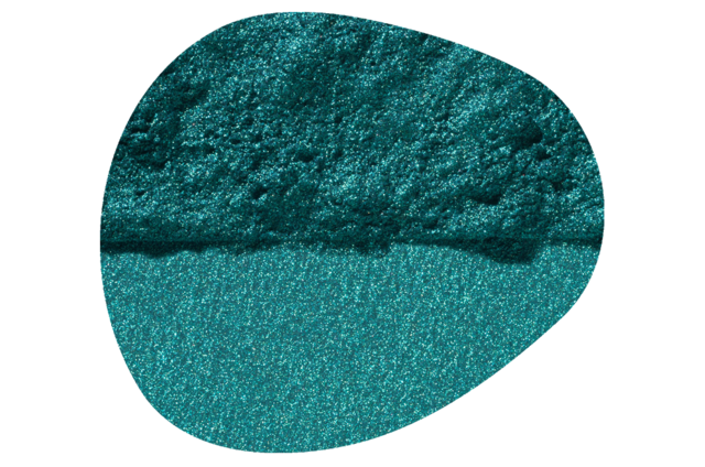 Preview of the cosmetic effect pigment Ronaflux® Specular Green